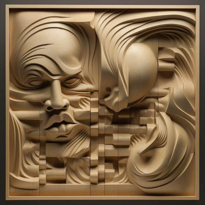 نموذج ثلاثي الأبعاد لآلة CNC 3D Art 